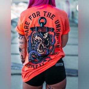 Rokfit New Athletic Unisex Tee Prepare For The Unknown Graphic Tee